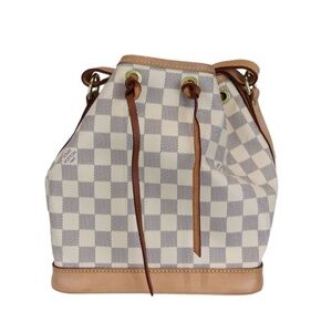 👜 Louis Vuitton Damier Azur Noé BB Bucket Bag – Authenticated
